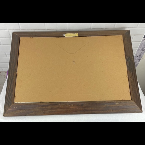 B&G WINES OF LOIRE ADVERTISING MIRROR WALL HANGING WOODEN FRAME BAR DECOR - Picture 2 of 7